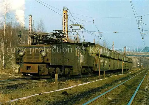 AK / Ansichtskarte Lokomotive Schmalspur Elektro Gueterzuglokomotive 1035 Rheinische Braunkohle Werke  Kat. Eisenbahn