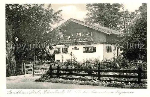 AK / Ansichtskarte Duernbach Tegernsee Landhaus Laerl Kat. Gmund a.Tegernsee