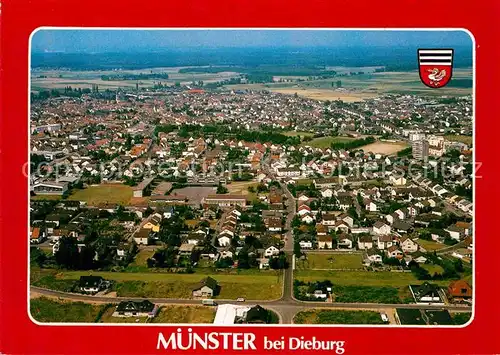 AK / Ansichtskarte Muenster Dieburg Fliegeraufnahme Kat. Muenster