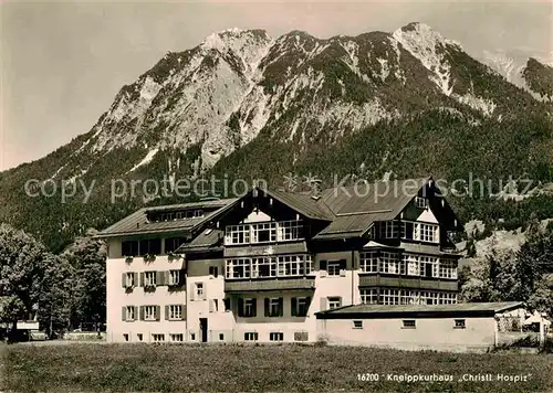 AK / Ansichtskarte Oberstdorf Kneippkurhaus Christl . Hospiz Kat. Oberstdorf