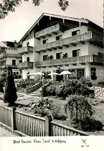 AK / Ansichtskarte St Wolfgang Salzkammergut Hotel Haus Tirol Kat. St. Wolfgang im Salzkammergut