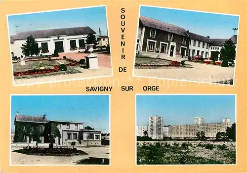 AK / Ansichtskarte Savigny sur Orge Salle des Fetes Mairie Poste Grand Vaux  Kat. Savigny sur Orge