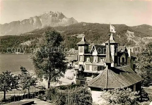 AK / Ansichtskarte Luzern LU Strandbad Hotel Sternen Kat. Luzern