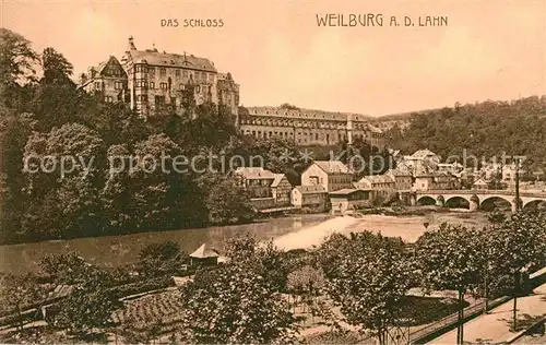 AK / Ansichtskarte Weilburg Lahn Schloss