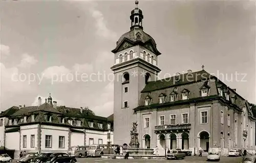 AK / Ansichtskarte Weilburg Lahn Marktplatz Schlosskirche