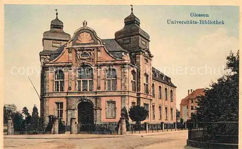 AK / Ansichtskarte Giessen Lahn Universitaets Bibliothek Kat. Giessen