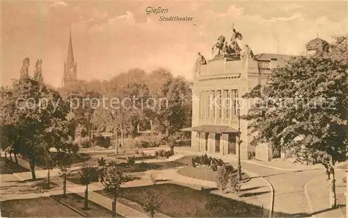 AK / Ansichtskarte Giessen Lahn Stadttheater Kat. Giessen