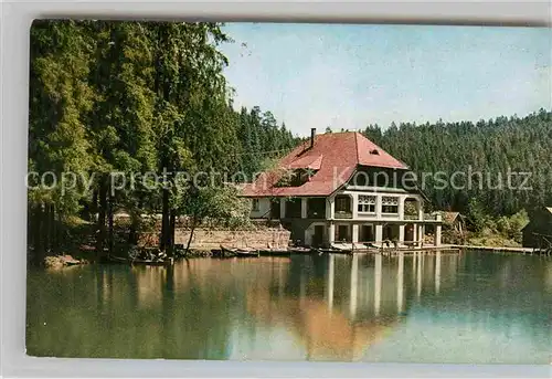 AK / Ansichtskarte Freudenstadt Langenwaldsee Cafe Restaurant Kat. Freudenstadt