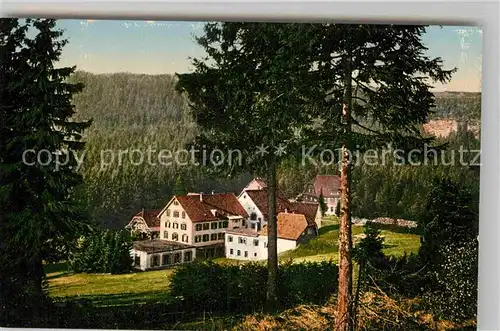 AK / Ansichtskarte Ruhestein Hotel und Kurhaus Ruhestein Kat. Baiersbronn