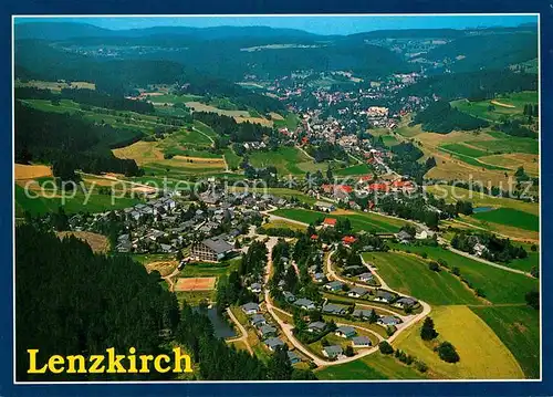 AK / Ansichtskarte Lenzkirch Kurort im Schwarzwald Fliegeraufnahme Kat. Lenzkirch