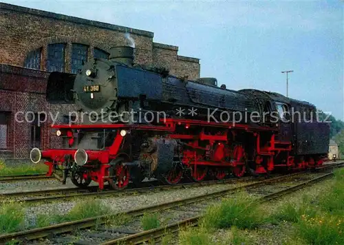 AK / Ansichtskarte Lokomotive Dampf Gueterzuglokomotive 41360 Deutsche Reichsbahn  Kat. Eisenbahn