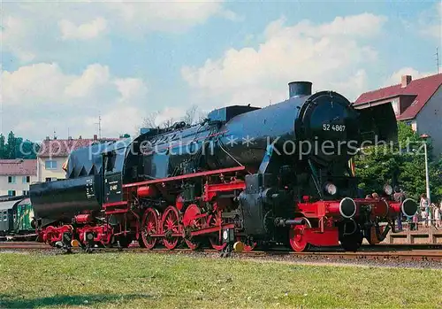AK / Ansichtskarte Lokomotive Damp Gueterzug Lokomotive 524867 Historische Eisenbahn Frankfurt  Kat. Eisenbahn