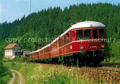 AK / Ansichtskarte Lokomotive Elektro Triebwagen ET 25015 a b Deutsche Bundesbahn  Kat. Eisenbahn