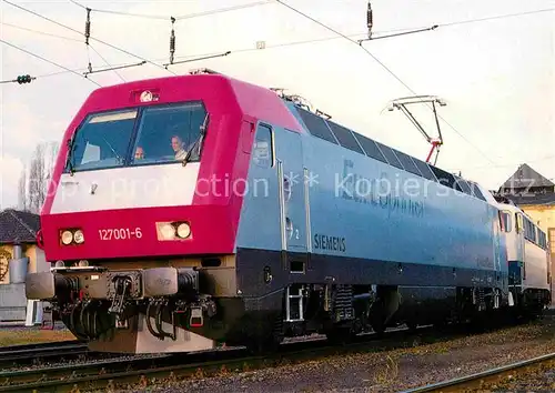 AK / Ansichtskarte Lokomotive Elektro Versuchslokomotive 127001 6 EuroSprinter  Kat. Eisenbahn