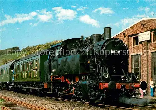 AK / Ansichtskarte Lokomotive Tenderlokomotive 80014 Deutsche Reichsbahn Bochum Dahlhausen Kat. Eisenbahn