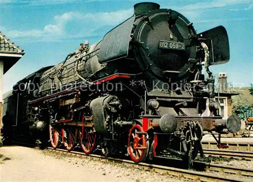 AK / Ansichtskarte Lokomotive Schnellzuglokomotive 012059 2Deutsche Bundesbahn Kat. Eisenbahn