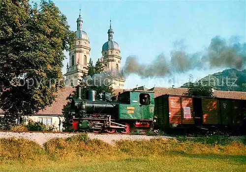 AK / Ansichtskarte Lokomotive Helene Dampfzug Schmalspurbahn Moeckmuehl Doerzbach Kloster Schoental  Kat. Eisenbahn