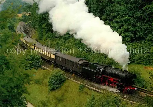 AK / Ansichtskarte Lokomotive Personenzug Dampflokomotive 23105 Deutsche Bundesbahn  Kat. Eisenbahn