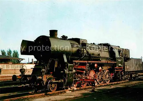 AK / Ansichtskarte Lokomotive Gueterzug Lokomotive 52006 Deutsche Reichsbahn Bw Elsterwerda  Kat. Eisenbahn