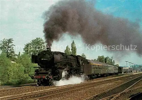 AK / Ansichtskarte Lokomotive Schnellzug Lokomotive 001150 2 Deutsche Bundesbahn  Kat. Eisenbahn