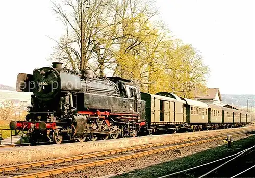 AK / Ansichtskarte Lokomotive Personenzug Dampflokomotive 65004 Deutsche Bundesbahn  Kat. Eisenbahn