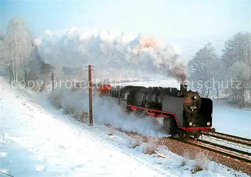 AK / Ansichtskarte Lokomotive Dampf Gueterzuglokomotive 50 849 Deutsche Reichsbahn  Kat. Eisenbahn