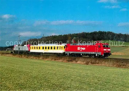AK / Ansichtskarte Eisenbahn Elektro Gueterzuglokomotive 152 001 4 Deutsche Bahn  Kat. Eisenbahn