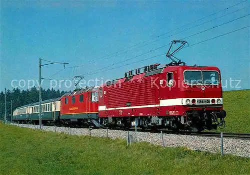 AK / Ansichtskarte Lokomotive Elektro Lokomotiven 243922 2 Re 4 4 Nr. 41 Deutsche Reichsbahn Kat. Eisenbahn
