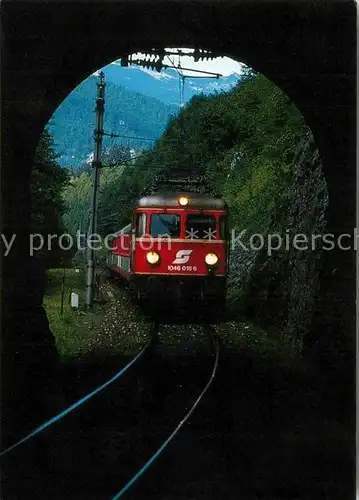 AK / Ansichtskarte Lokomotive Elektro Mehrzwecklokomotive  6 oesterreichische Bundesbahn  Kat. Eisenbahn