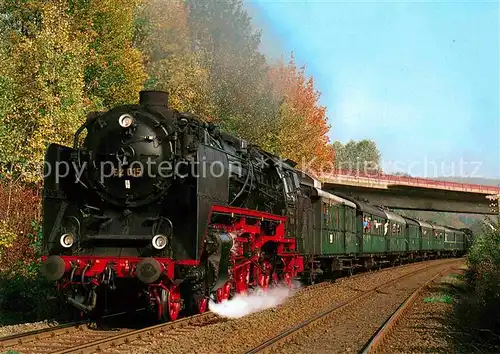 AK / Ansichtskarte Lokomotive Personenzug Tenderlokomotive 62015 Deutsche Reichsbahn  Kat. Eisenbahn