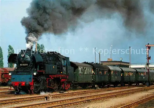 AK / Ansichtskarte Lokomotive Personenzug Tenderlokomotive 651049 9 Deutsche Reichsbahn  Kat. Eisenbahn