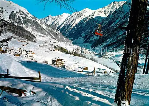 AK / Ansichtskarte Seilbahn oetztaler Gletscherbahn Soelden  Kat. Bahnen