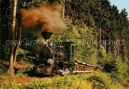 AK / Ansichtskarte Lokomotive Stuetztenderlokomotive 600 Lok Nr. 1 Industriebahn Mladejov Hrebec Kat. Eisenbahn