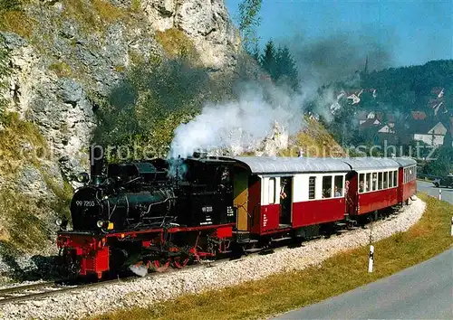 AK / Ansichtskarte Lokomotive Dampf Schmalspurlokomotive 997203 Ulmer Eisenbahnfreunde  Kat. Eisenbahn