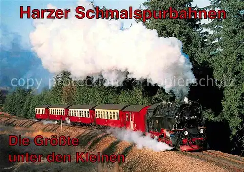 AK / Ansichtskarte Lokomotive 997222 5 Harzquerbahn  Kat. Eisenbahn