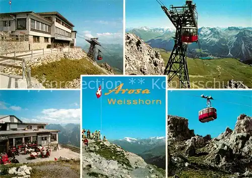 AK / Ansichtskarte Seilbahn Arosa Weisshorn  Kat. Bahnen