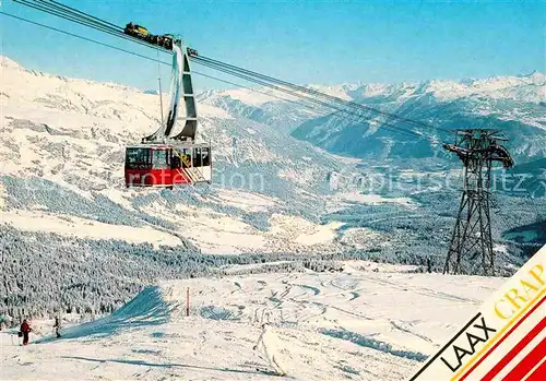 AK / Ansichtskarte Seilbahn Crap Sogn Gion Flims  Kat. Bahnen