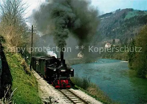 AK / Ansichtskarte Lokomotive Lok Nr. 29852 Zug Nr. 3665 Groissenbach Haunoldmuehle Kat. Eisenbahn