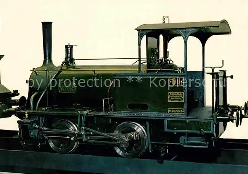 AK / Ansichtskarte Lokomotive Baer 1873 Kat. Eisenbahn