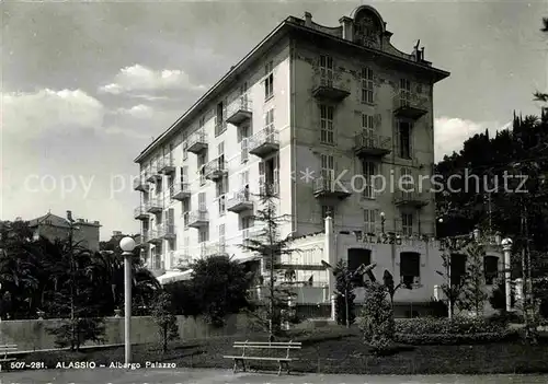 AK / Ansichtskarte Alassio Albergo Palazzo Kat. 