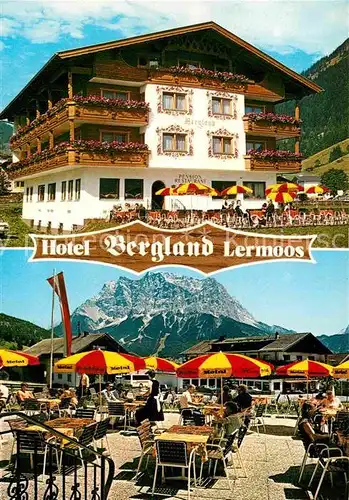 AK / Ansichtskarte Lermoos Tirol Hotel Bergland Kat. Lermoos