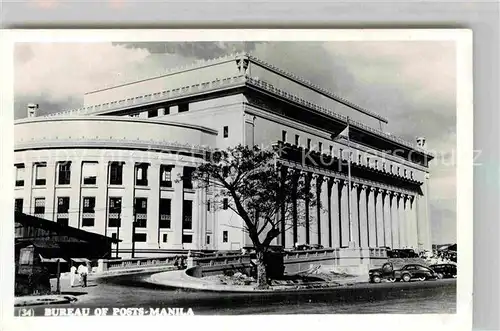 AK / Ansichtskarte Manila Manila Bureau of Posts  Kat. Manila