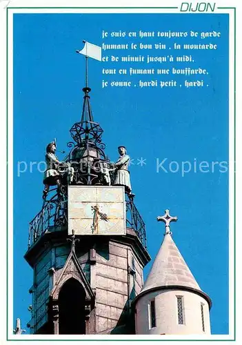 AK / Ansichtskarte Dijon Cote d Or Le Jaqueman de l Eglise Notre Dame  Kat. Dijon