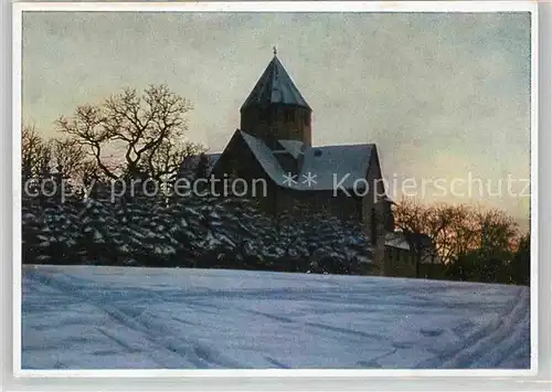 AK / Ansichtskarte Giessen Lahn Schiffenberg im Schnee Winter Kat. Giessen
