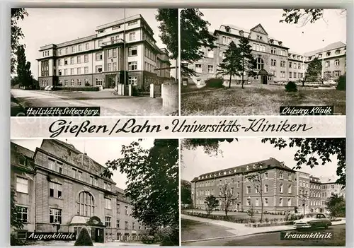 AK / Ansichtskarte Giessen Lahn Universitaetskliniken Kat. Giessen