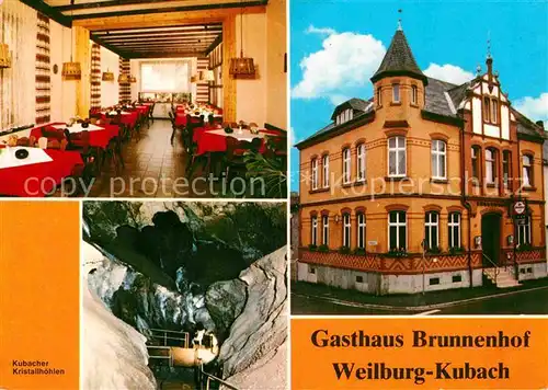 AK / Ansichtskarte Kubach Weilburg Gasthaus Brunnenhof Kat. Weilburg