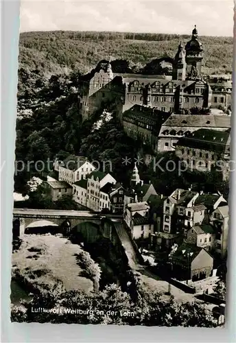 AK / Ansichtskarte Weilburg Lahn Steinbruecke Schloss