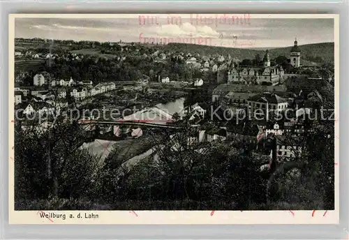 AK / Ansichtskarte Weilburg Lahn Panorama 