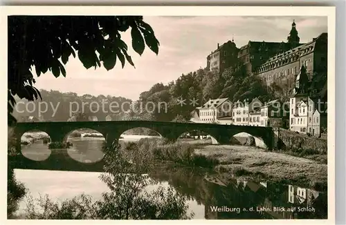 AK / Ansichtskarte Weilburg Lahn Schloss