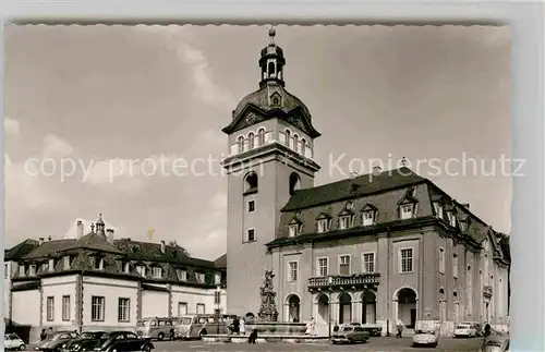 AK / Ansichtskarte Weilburg Lahn Marktplatz Schlosskirche